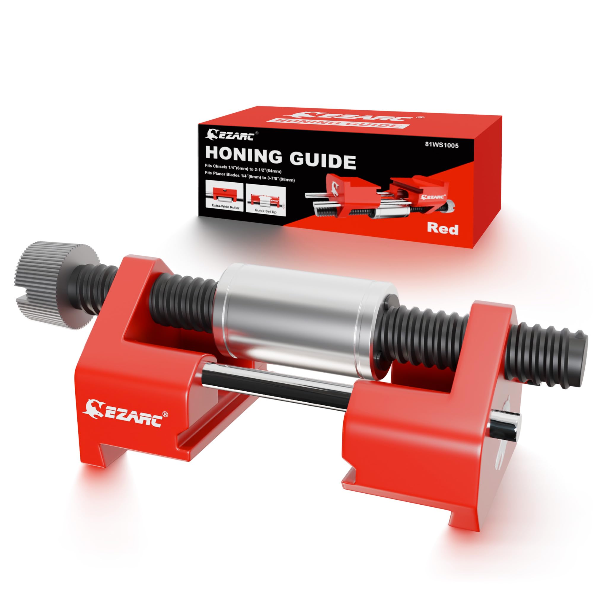 Amazon.co.jp: EZARC(イザーク) ノミ・カンナ研ぎ治具 刃研ぎ角度固定